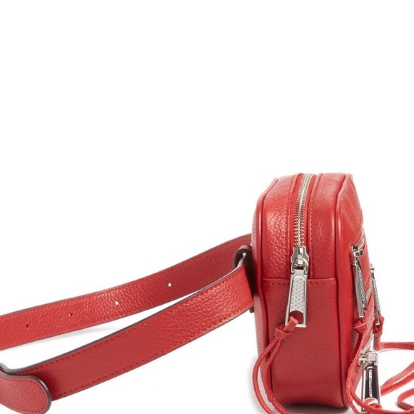 Rebecca Minkoff Triple Zip Leather Belted Bag - Picture 4 of 5